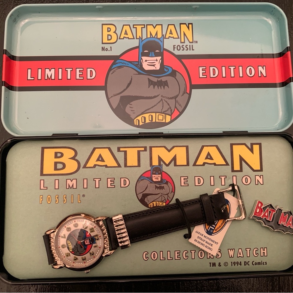 1994 Vintage LI 1034 Limited Edition Batman collectors watch